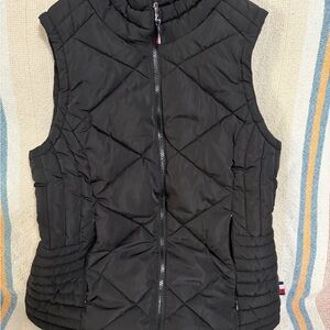 Tommy Hilfiger Black Quilted Women's Vest